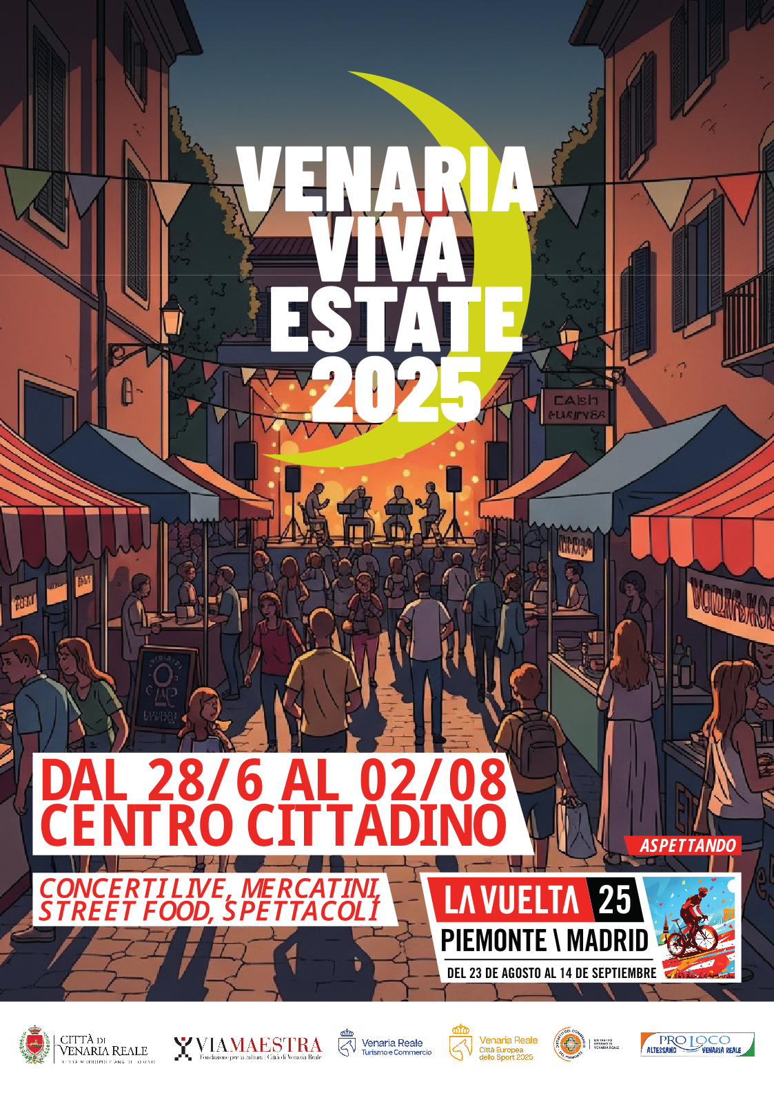 locandina venaria viva estate 2025